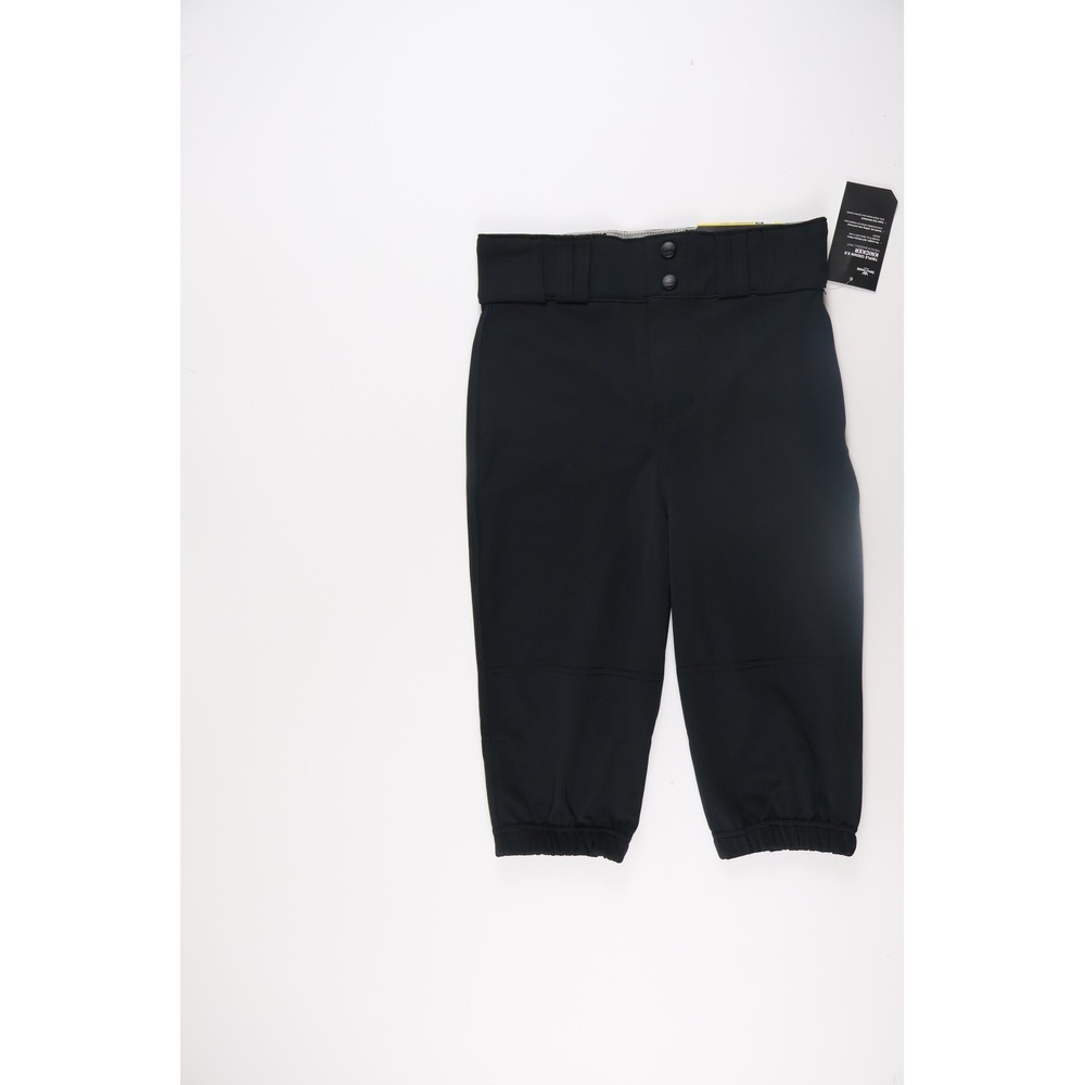 Champro Youth Baseball Pants Triple Crown 2.0 Knicker Black Solid Medium NWT
